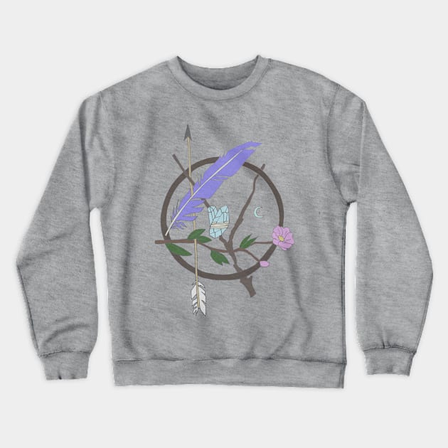 Totem Crewneck Sweatshirt by wildmagnolia